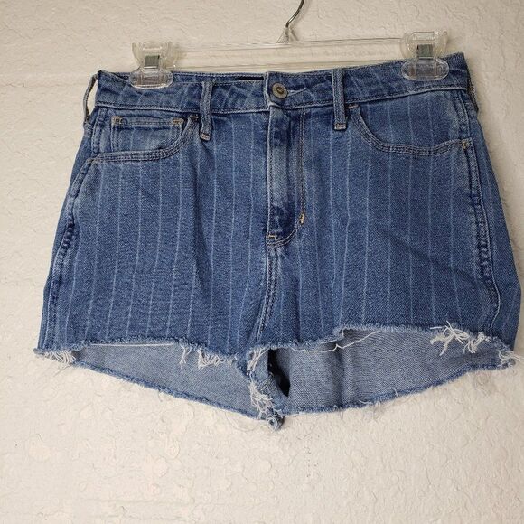 Hollister High-Rise Mom Denim Jean Shorts 28 - Picture 4 of 13
